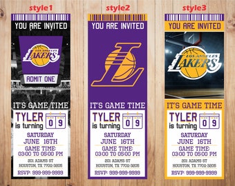 Lakers printable Etsy image regarding Lakers Printable Schedule identified as Lakers printable Etsy